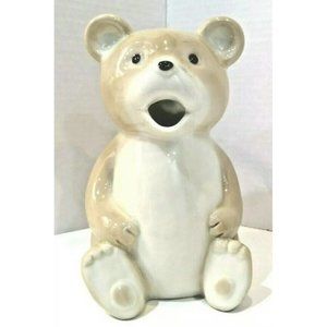 VINTAGE Henriksen Imports Teddy Bear Pitcher Creamer jAPAN